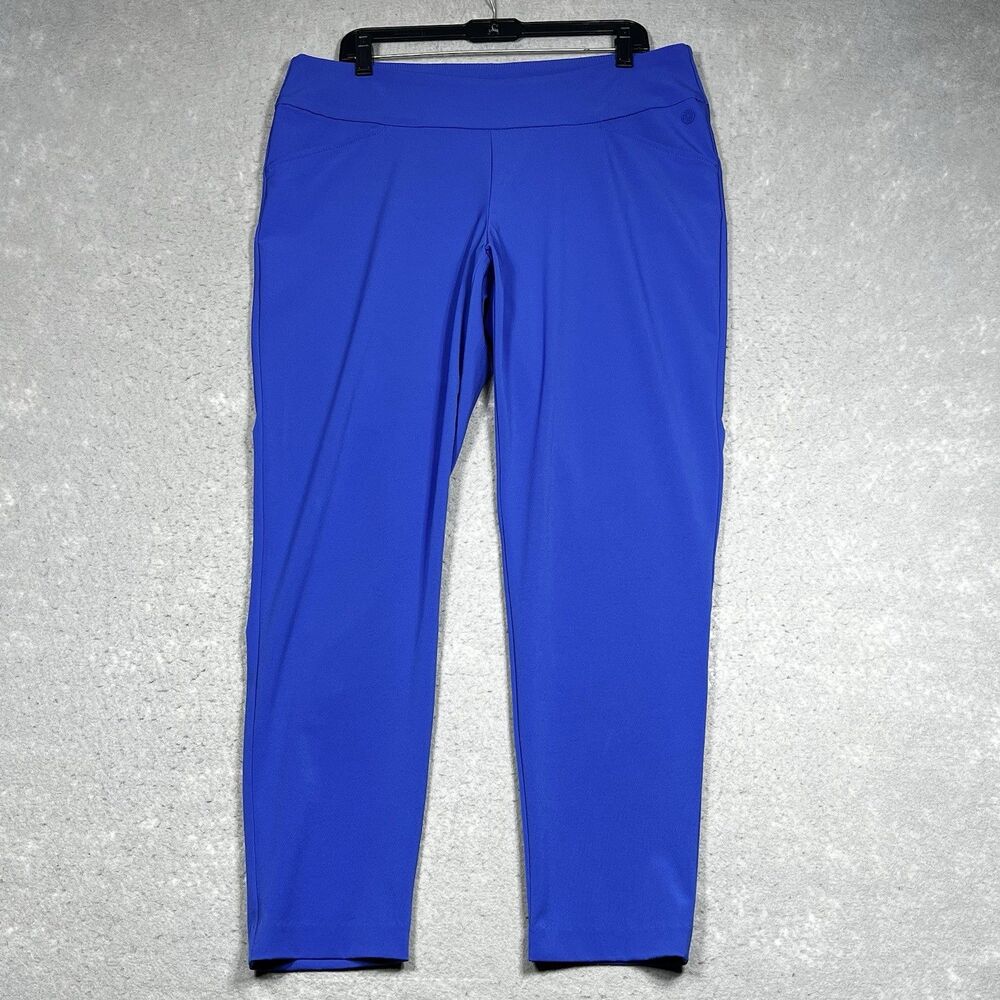 Lilly Pulitzer Pants Women's Size 16 Blue Pull On UPF 50+ Luxletic Corso Pants